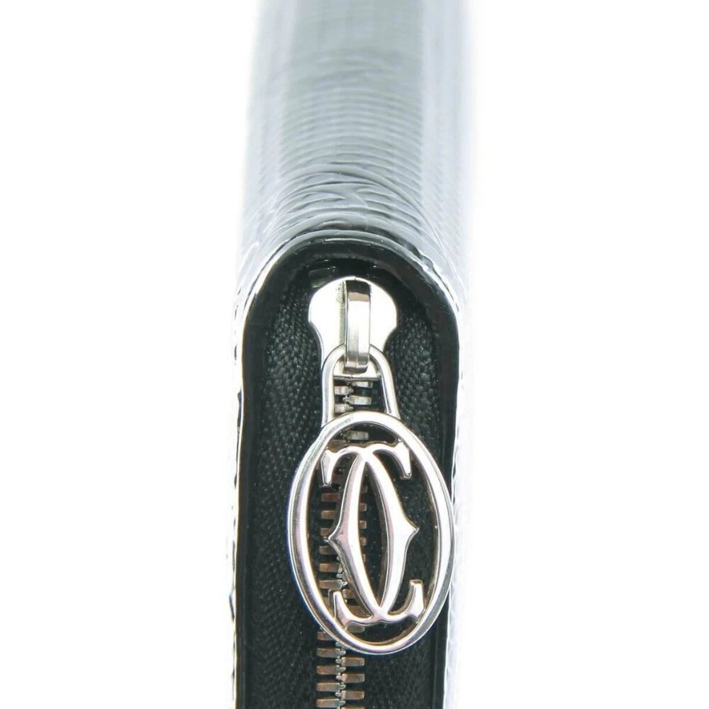 Authentic Must De Cartier Happy Birthday black zippy wallet - Picture 7 of 11